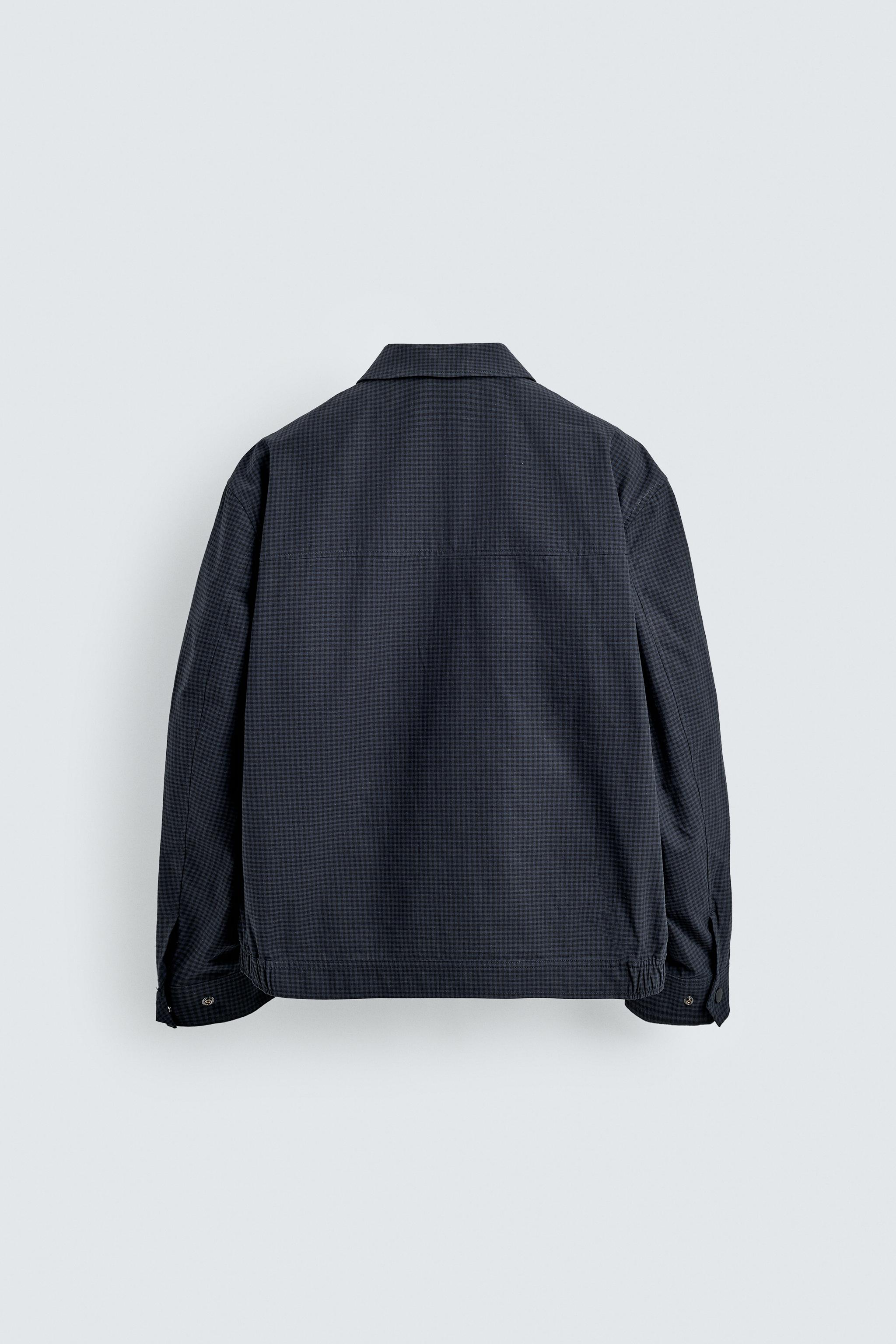BLOUSON REGULAR FIT À CARREAUX